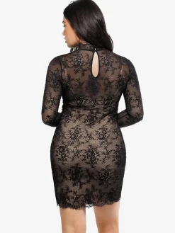 Shapewear Lace Fantasy Mini & Maxi Sculpting Dress Set