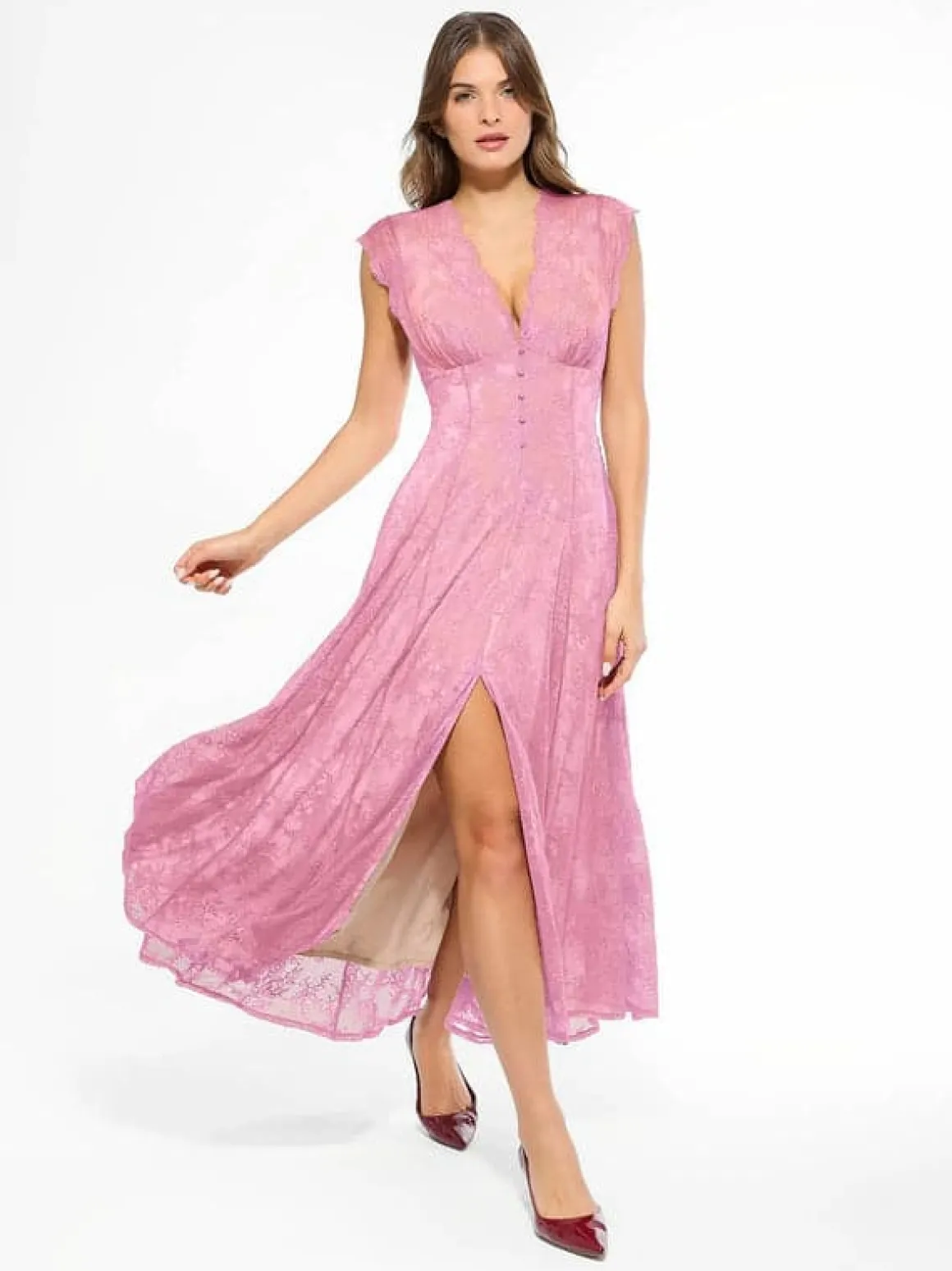 Shapewear Lace Fantasy Mini & Maxi Sculpting Dress Set