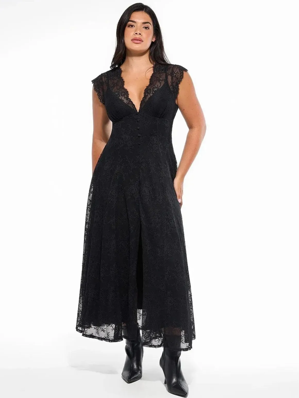 Shapewear Lace Fantasy Mini & Maxi Sculpting Dress Set
