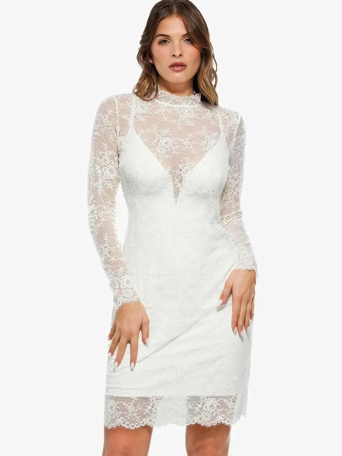 Shapewear Lace Fantasy Mini & Maxi Sculpting Dress Set