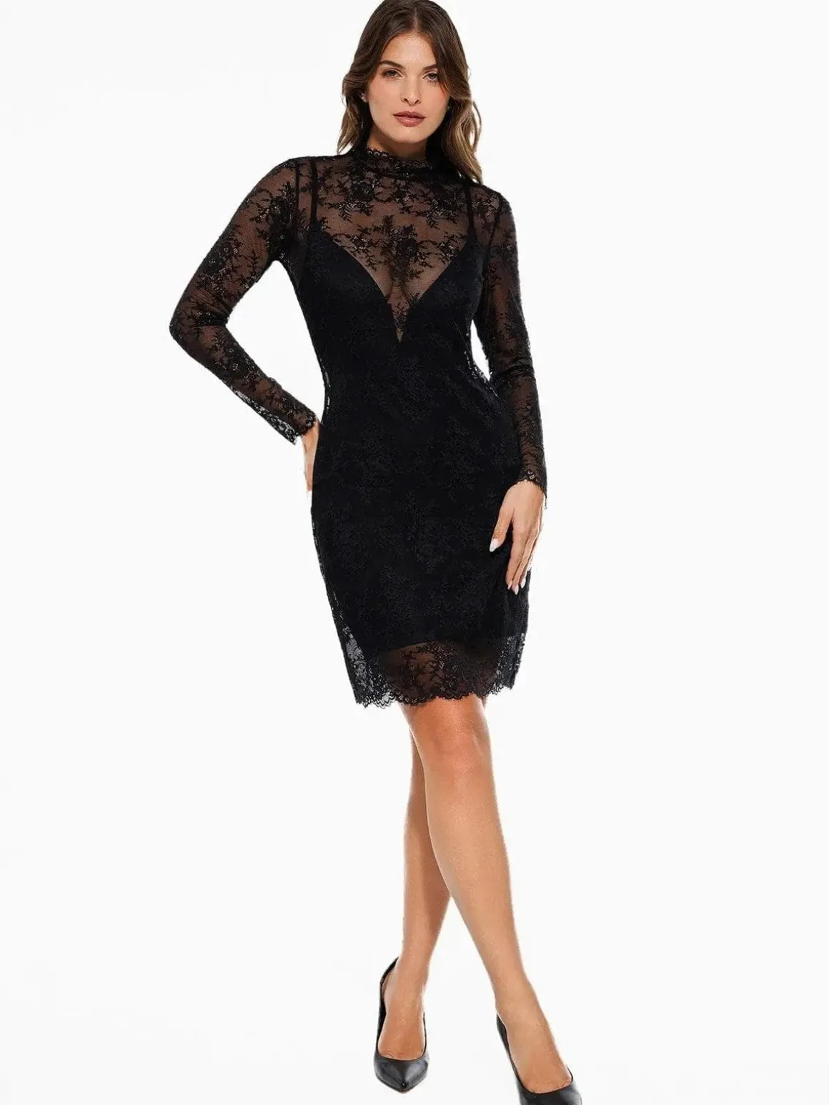 Shapewear Lace Fantasy Mini & Maxi Sculpting Dress Set
