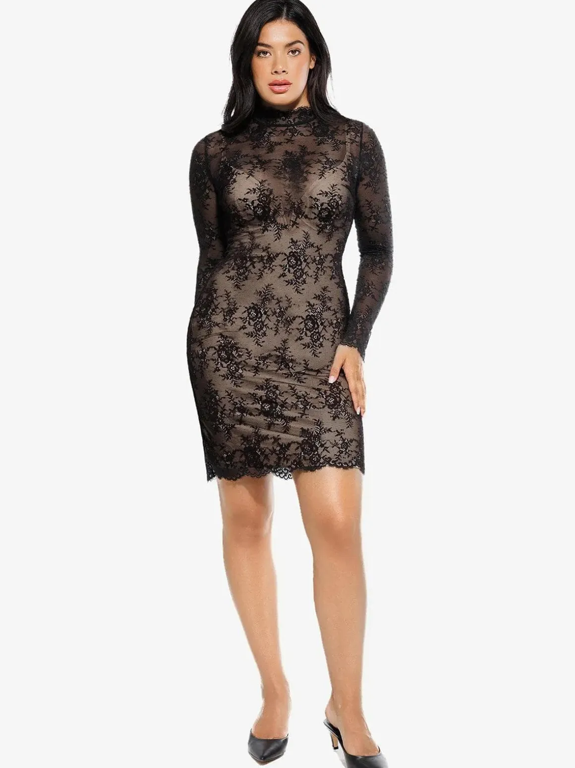 Shapewear Lace Fantasy Mini & Maxi Sculpting Dress Set