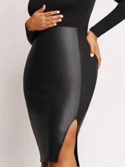 Shapewear Leather Sculpting Bodysuit or Skirt or Legging