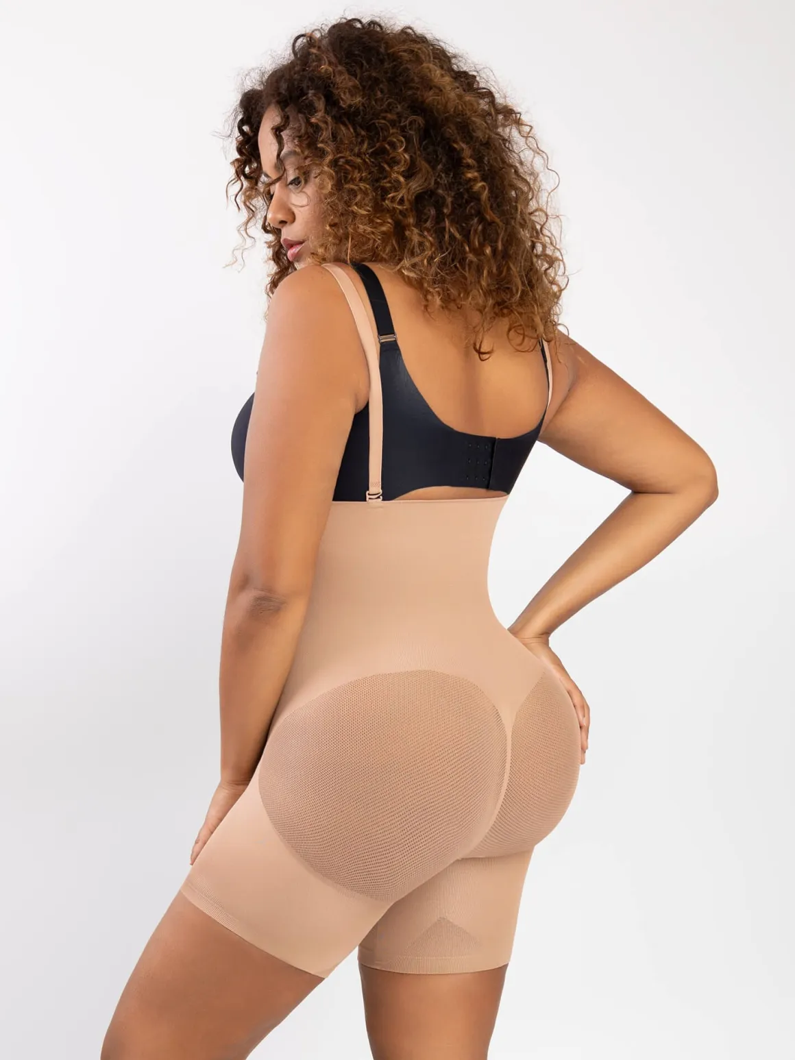Shapewear Mesh Tummy Control Butt Lifter Bodysuit