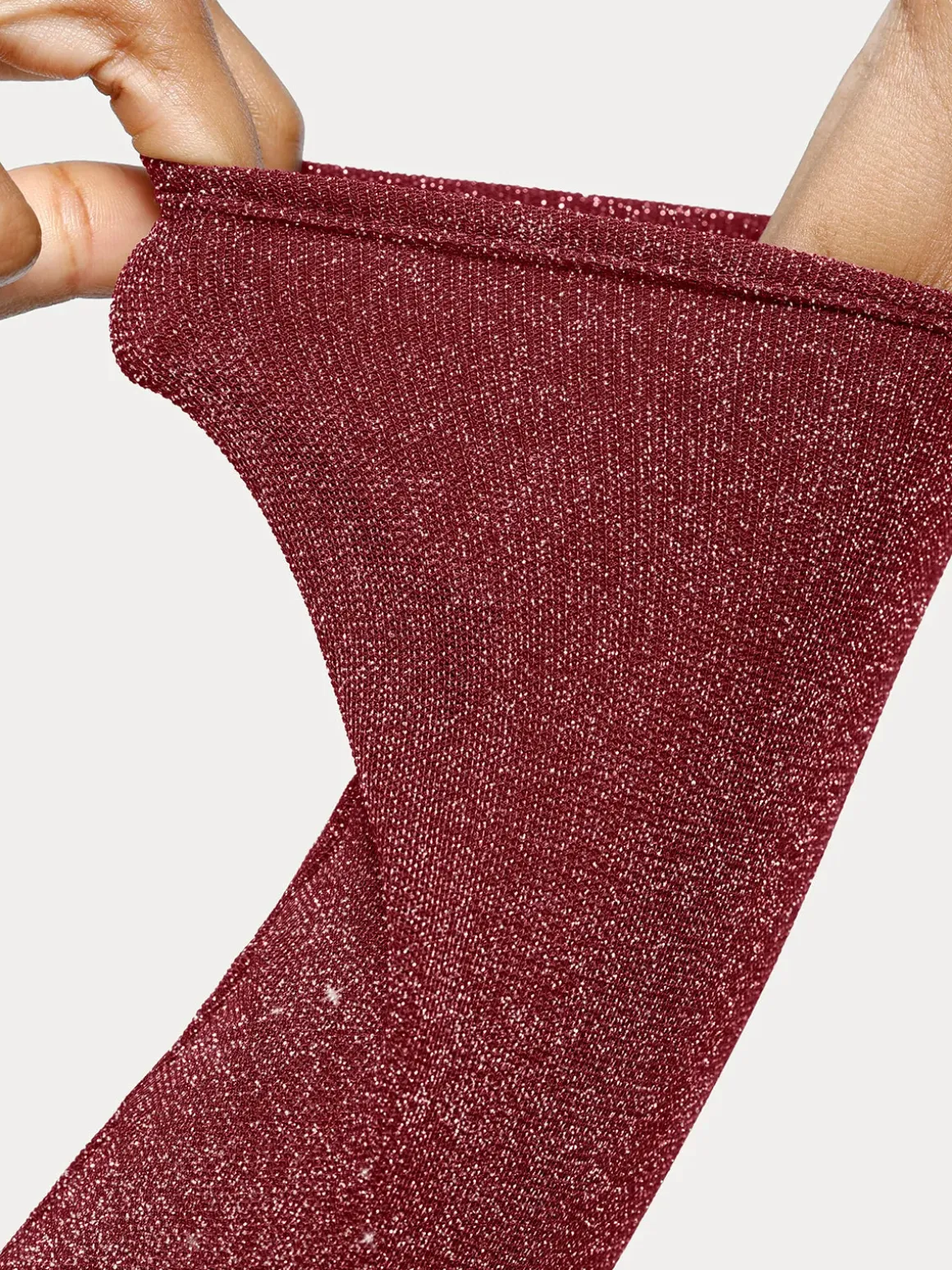 Shapewear Metallic Knit Long Sleeve Slimming Bodysuit