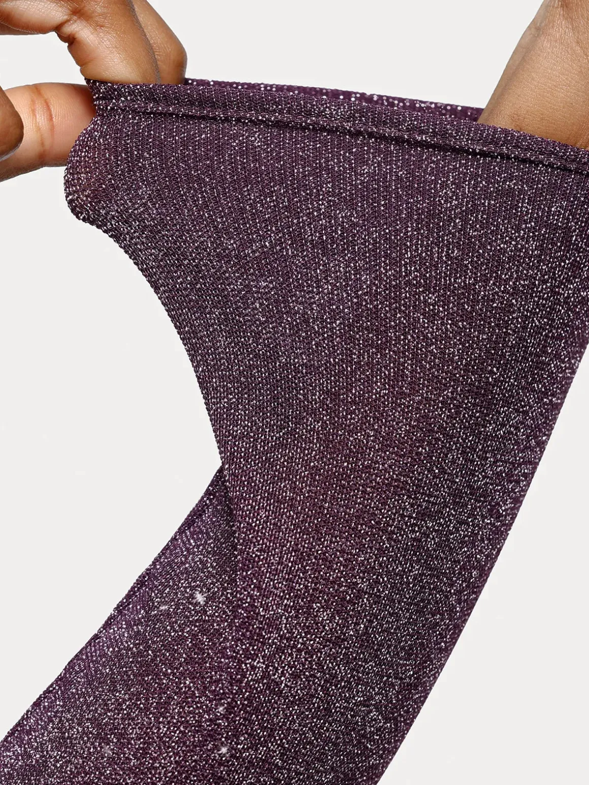 Shapewear Metallic Knit Long Sleeve Slimming Bodysuit