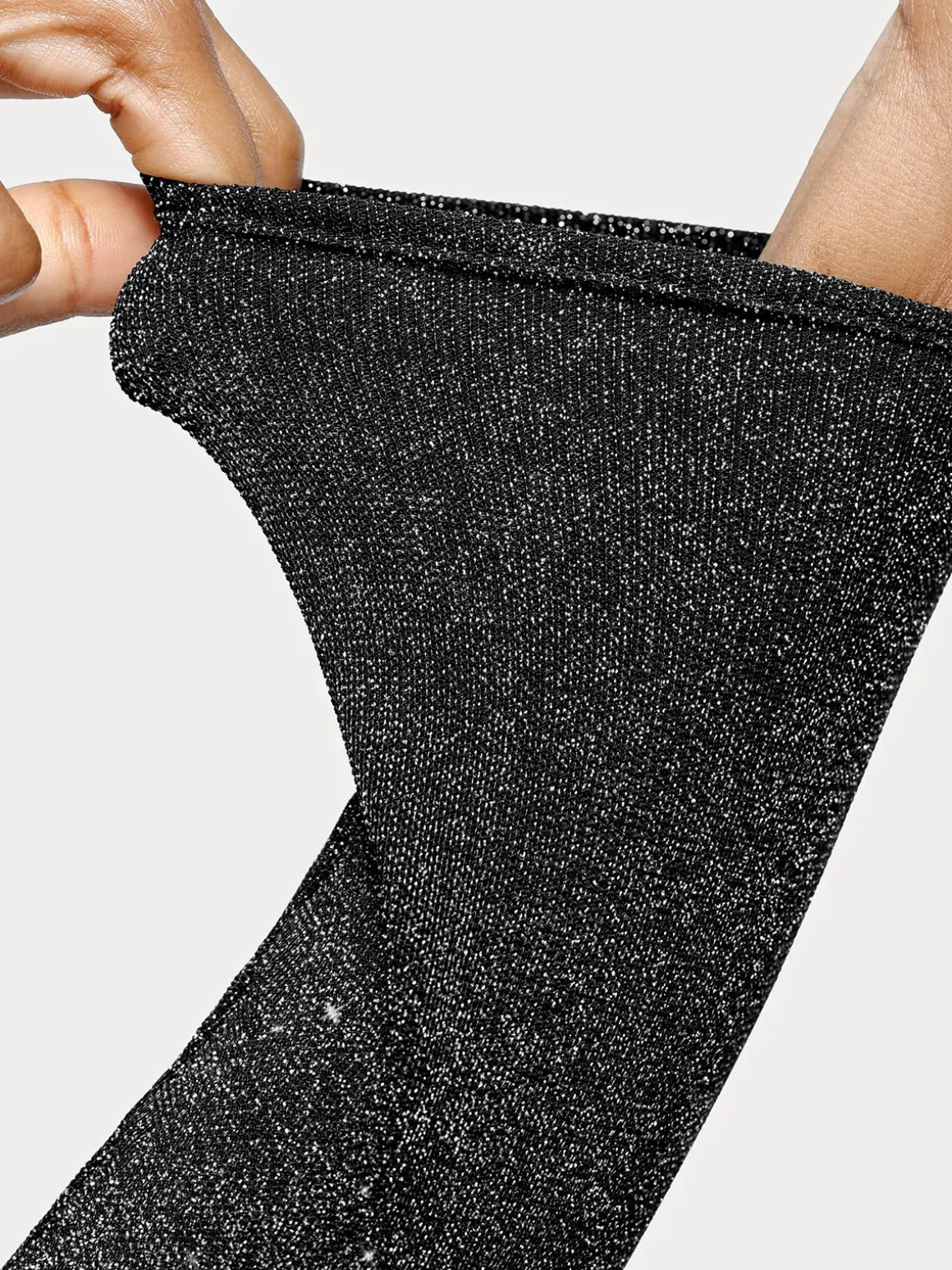 Shapewear Metallic Knit Long Sleeve Slimming Bodysuit