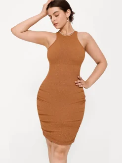 Shapewear Metallic Sculpting Dress