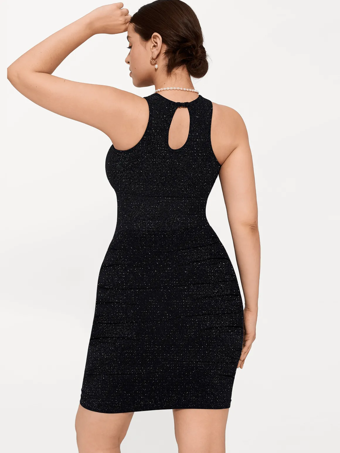 Shapewear Metallic Sculpting Dress