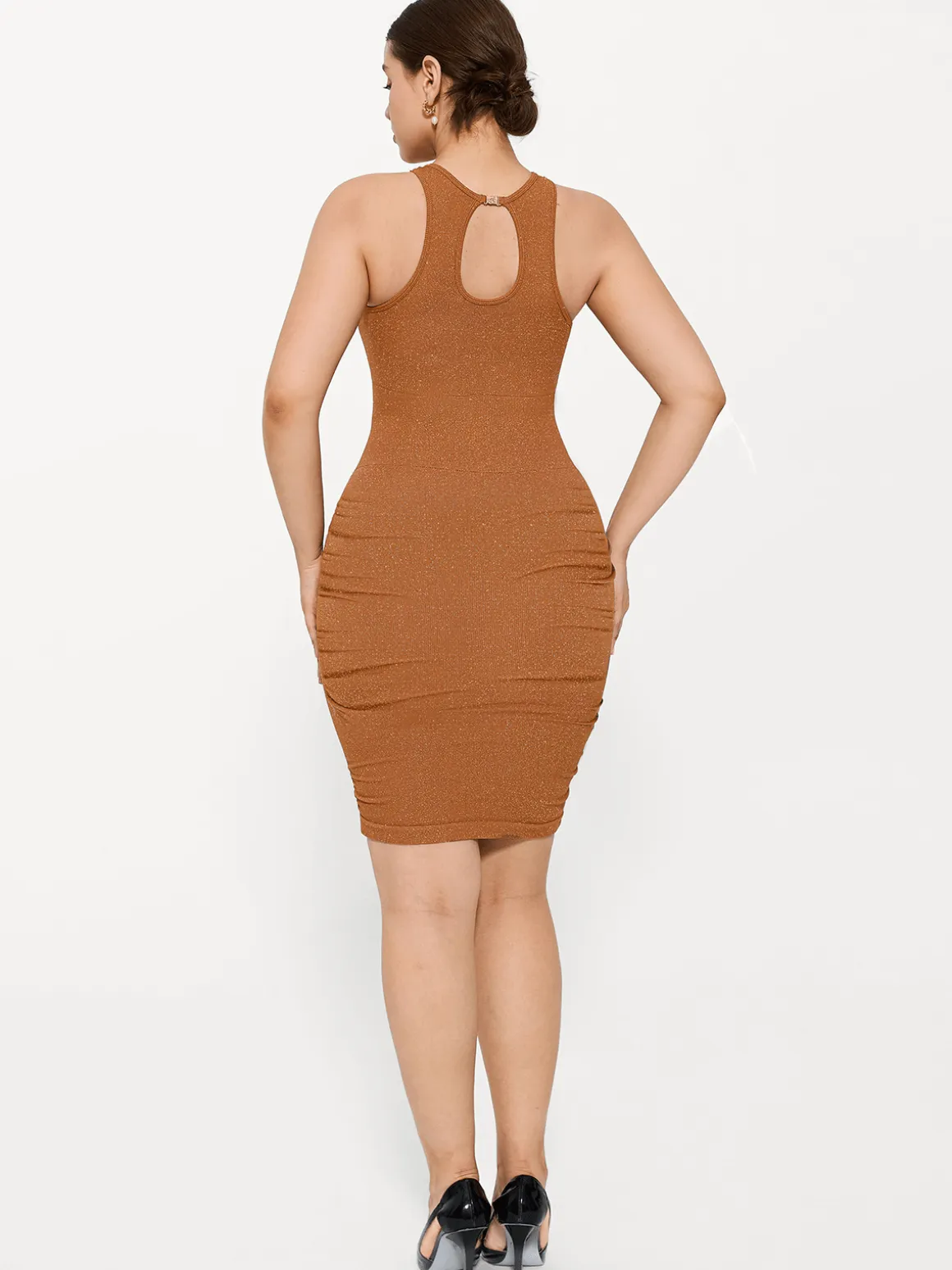 Shapewear Metallic Sculpting Dress