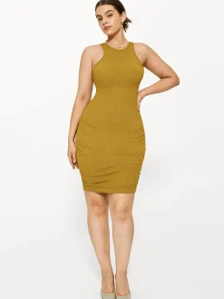 Shapewear Metallic Sculpting Dress