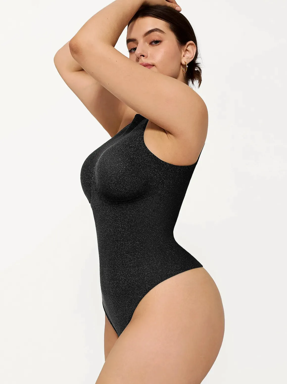 Shapewear Metallic Seamless Tummy-Control Bodysuit