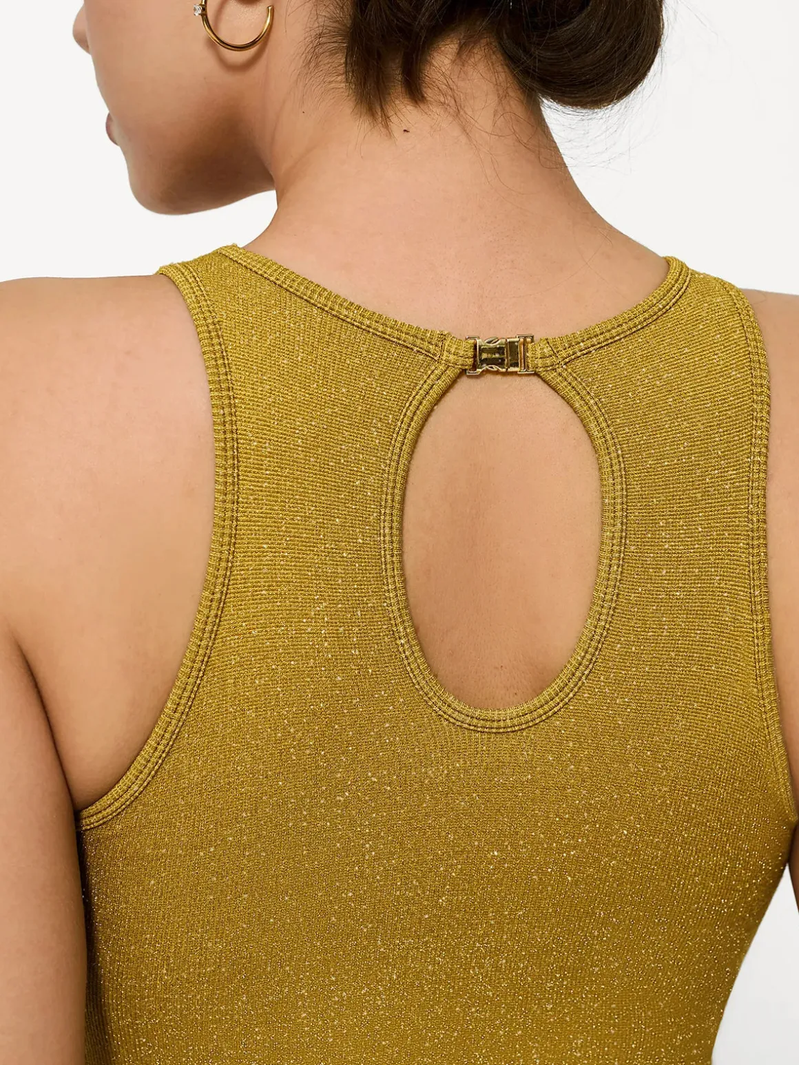 Shapewear Metallic Seamless Tummy-Control Bodysuit