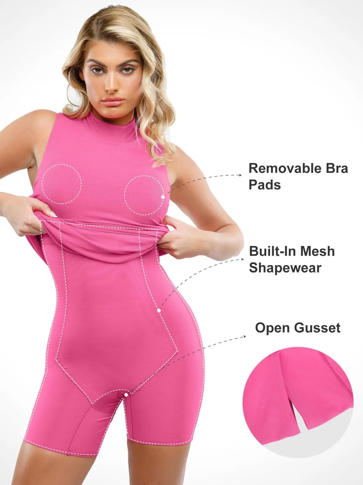 Shapewear Modal Cutaway Mock Neck Slimming Maxi Dress