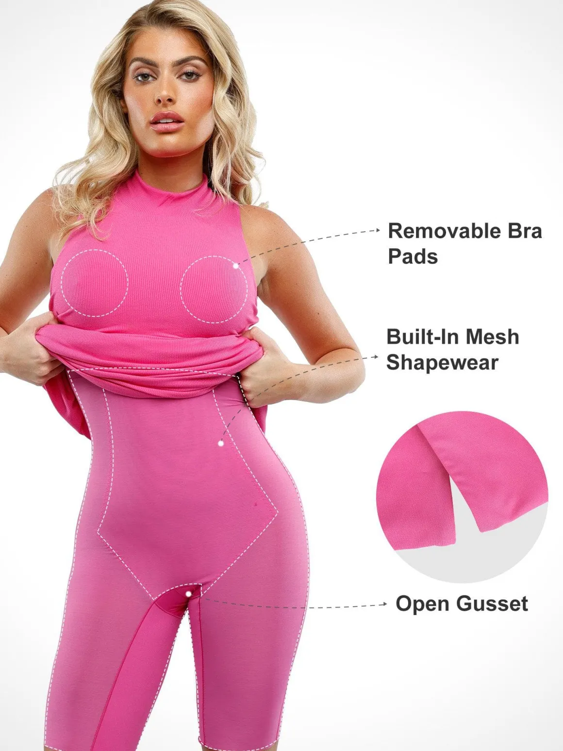 Shapewear Modal Cutaway Mock Neck Slimming Maxi Dress