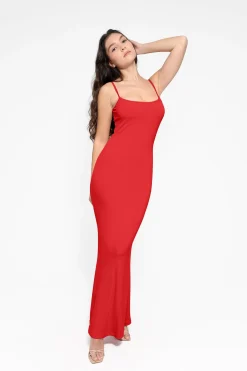 Shapewear Modal Dress Sheer Mesh Cover-Up Set