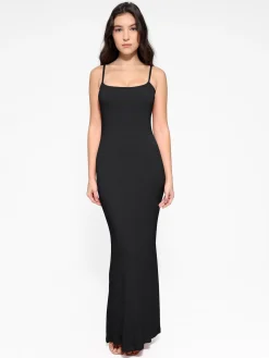 Shapewear Modal Dress Sheer Mesh Cover-Up Set