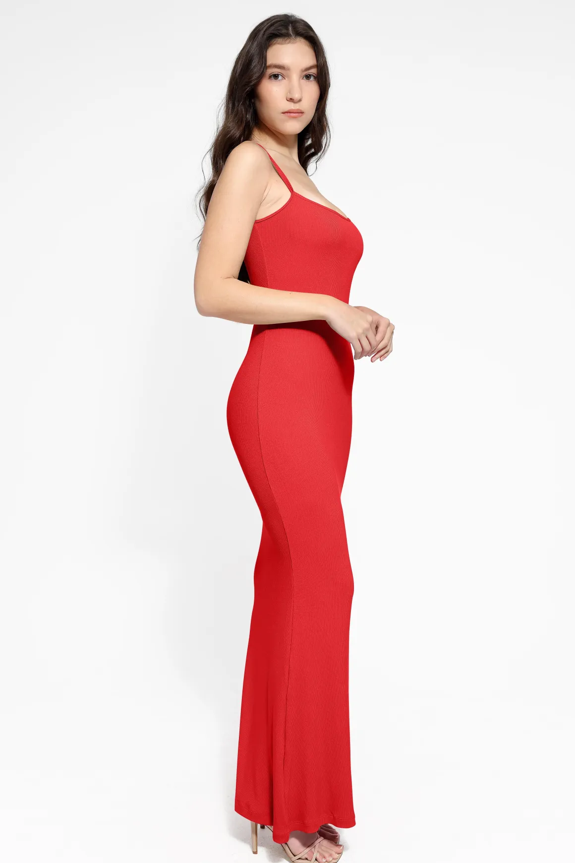 Shapewear Modal Dress Sheer Mesh Cover-Up Set