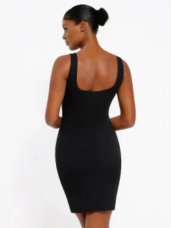 Shapewear Modal Sculpting Inner Lace Cami Mini Dress