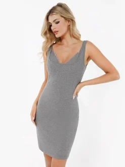 Shapewear Modal Sculpting Inner Lace Cami Mini Dress