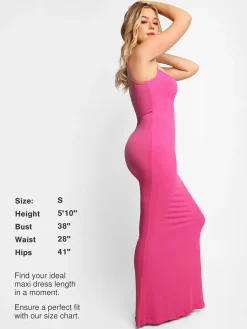 Shapewear Modal Slimming Maxi Slip Dress