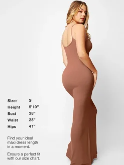 Shapewear Modal Slimming Maxi Slip Dress