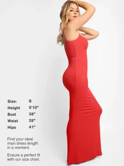 Shapewear Modal Slimming Maxi Slip Dress