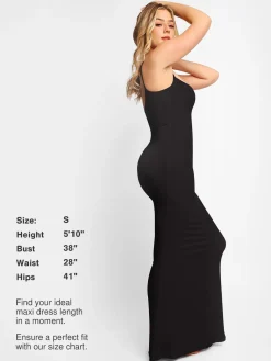 Shapewear Modal Slimming Maxi Slip Dress