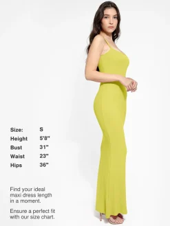 Shapewear Modal Slimming Maxi Slip Dress