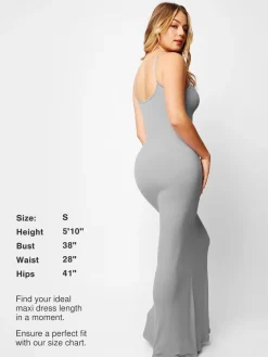 Shapewear Modal Slimming Maxi Slip Dress