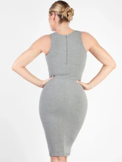 Shapewear Modal Tummy Control Midi Dress