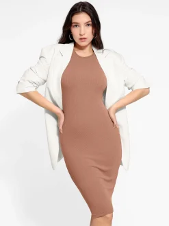 Shapewear Modal Tummy Control Midi Dress