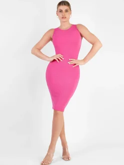 Shapewear Modal Tummy Control Midi Dress