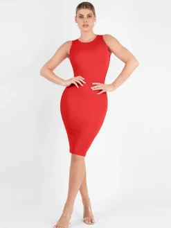 Shapewear Modal Tummy Control Midi Dress