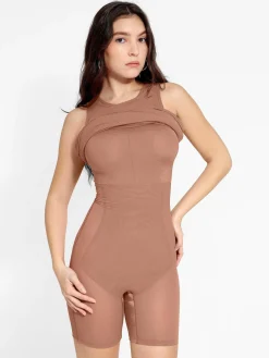 Shapewear Modal Tummy Control Midi Dress