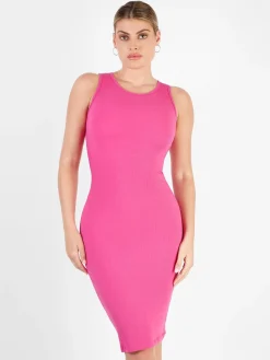Shapewear Modal Tummy Control Midi Dress