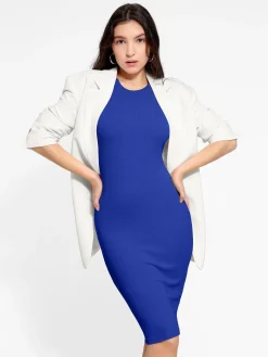 Shapewear Modal Tummy Control Midi Dress