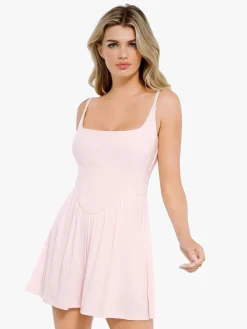 Shapewear Modal Tummy Control Wide-Leg Romper
