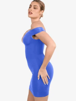 Shapewear Off-the-Shoulder Bodycon Mini Dress