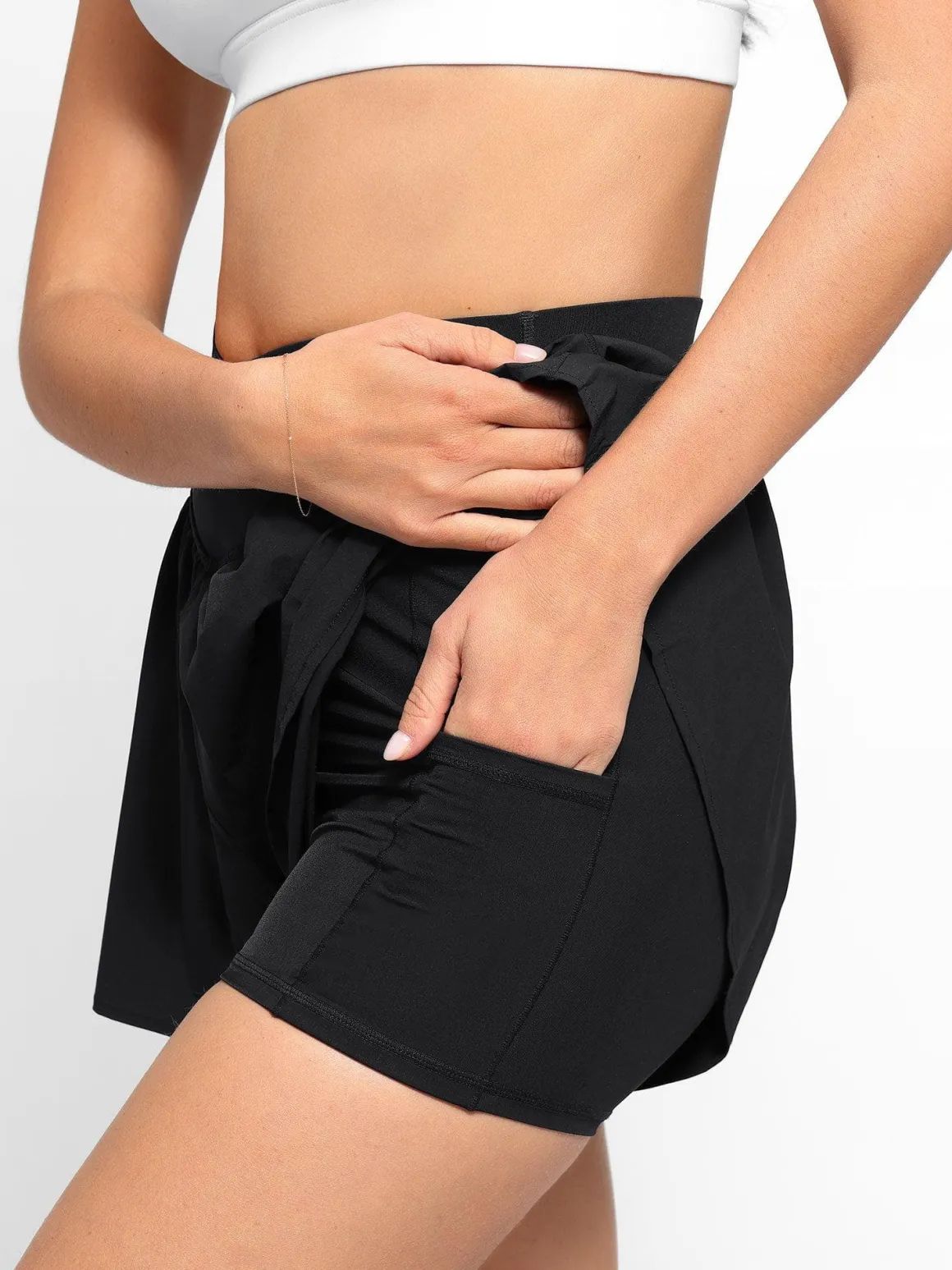 Shapewear Pet Hair Resistant Workout Shorts