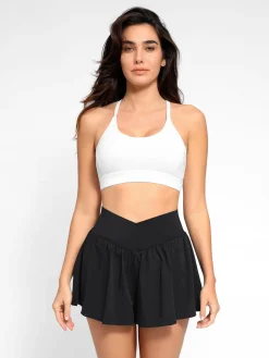 Shapewear Pet Hair Resistant Workout Shorts