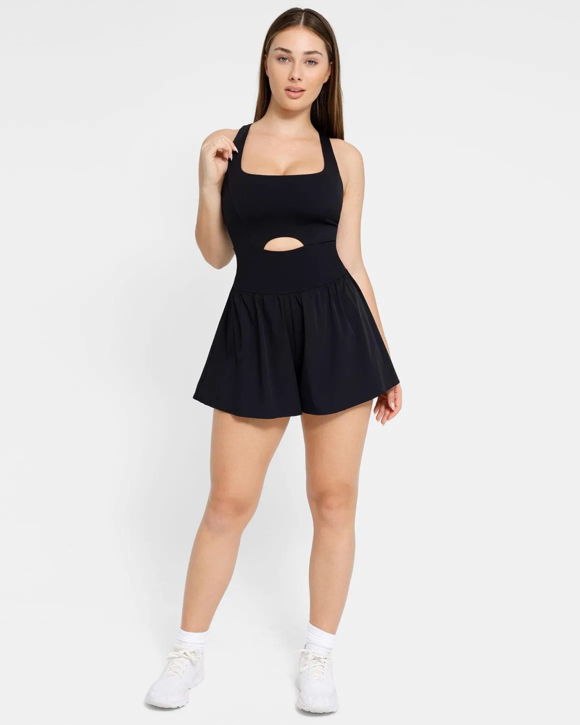 Shapewear Pet Hair Resistant Sculpting Workout Romper