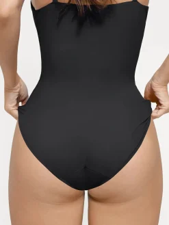 Shapewear Plunging V Slimming One-Piece Swimsuit
