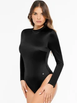 Shapewear Printed High-Waist Tummy-Control Bodysuit