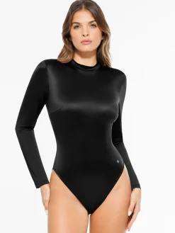 Shapewear Printed High-Waist Tummy-Control Bodysuit