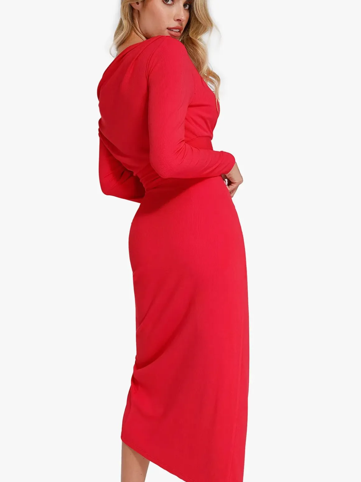 Shapewear Rib Modal Off-the-Shoulder Top Sculpting Skirt Set