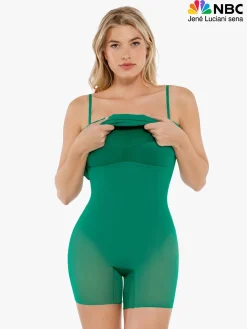 Shapewear Ruched Bias Twist Tummy Control Maxi Dress