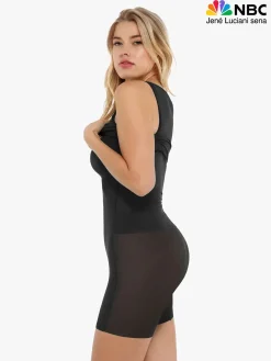 Shapewear Ruched Bodycon Cascade Mini Dress