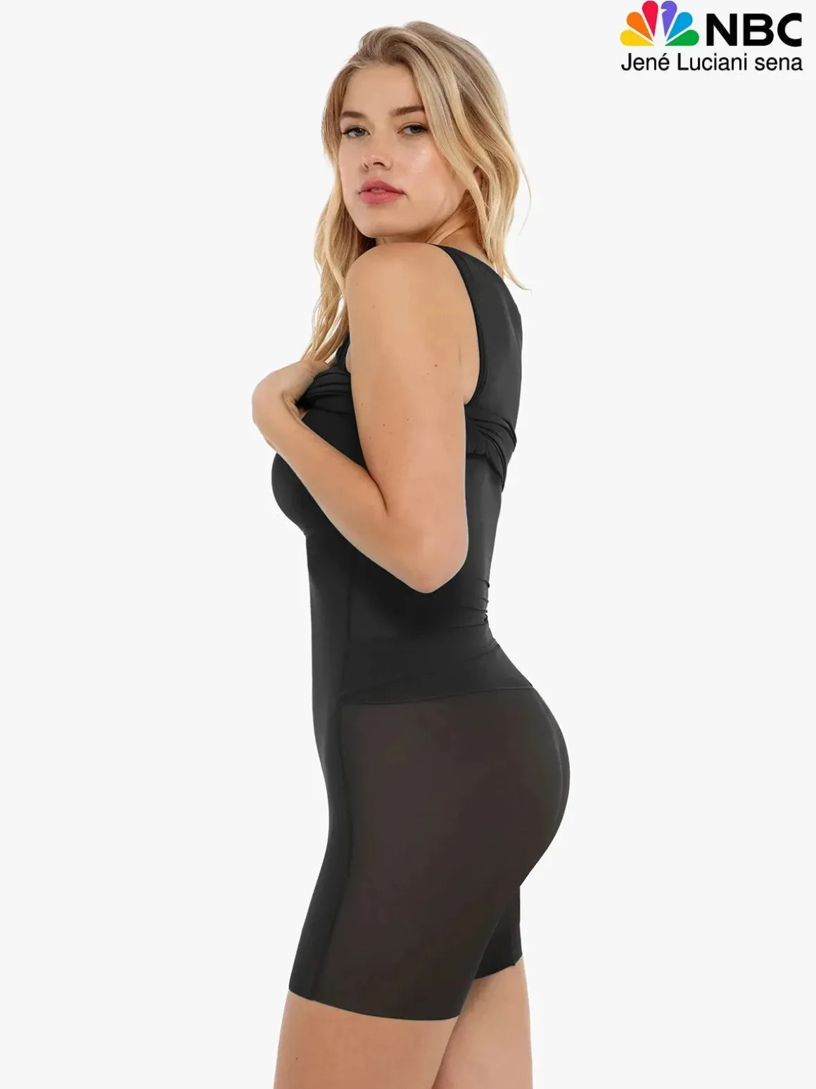 Shapewear Ruched Bodycon Cascade Mini Dress