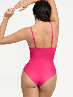 Shapewear Ruched Cross-Front Sculpting One-Piece Swimsuit